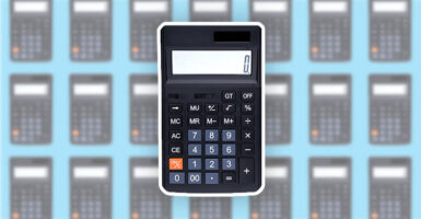 Calculator maths sums numbers budget