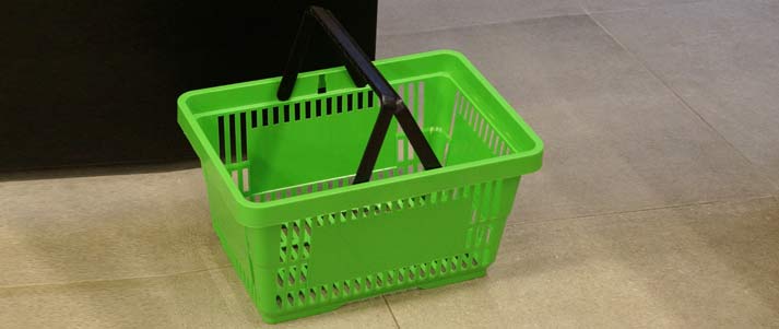 empty shopping basket