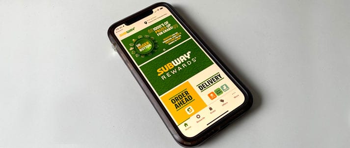 subway rewards app