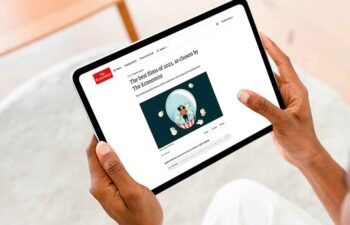 the economist ipad article