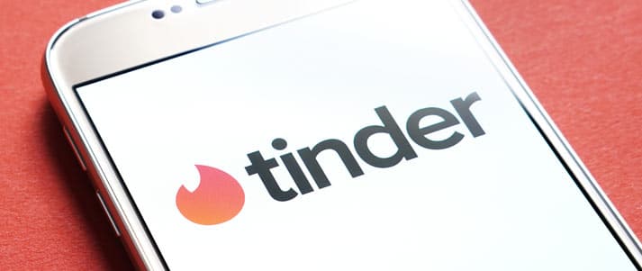 tinder app on phone