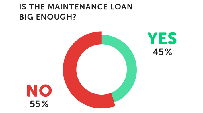 infographic about maintenance loans